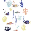 Wanddeko Papier 'Aquarium-Set'