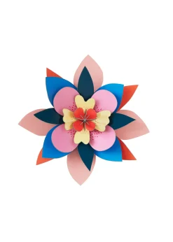Wanddeko Papier 'Ausdrucksvolle Papierblüte'