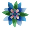 Wanddeko Papier 'Azurblaues Blütenblatt'