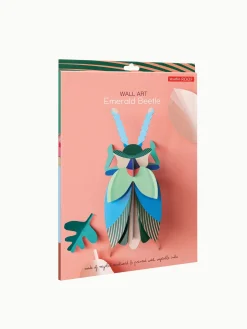 Wanddeko Papier 'Azurflügel-Käfer'