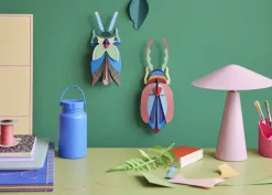 Wanddeko Papier 'Azurflügel-Käfer'