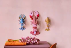 Wanddeko Papier 'Azur-Hummer'