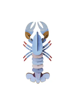 Wanddeko Papier 'Azur-Hummer'