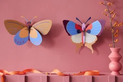 Wanddeko Papier 'Azur-Monarch'