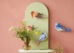 Wanddeko Papier 'Azurvogel'