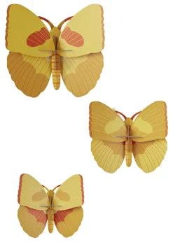 Wanddeko Papier 'Bernstein-Glanz-Trio'