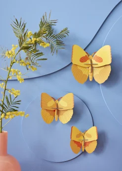 Wanddeko Papier 'Bernstein-Glanz-Trio'