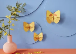 Wanddeko Papier 'Bernstein-Glanz-Trio'