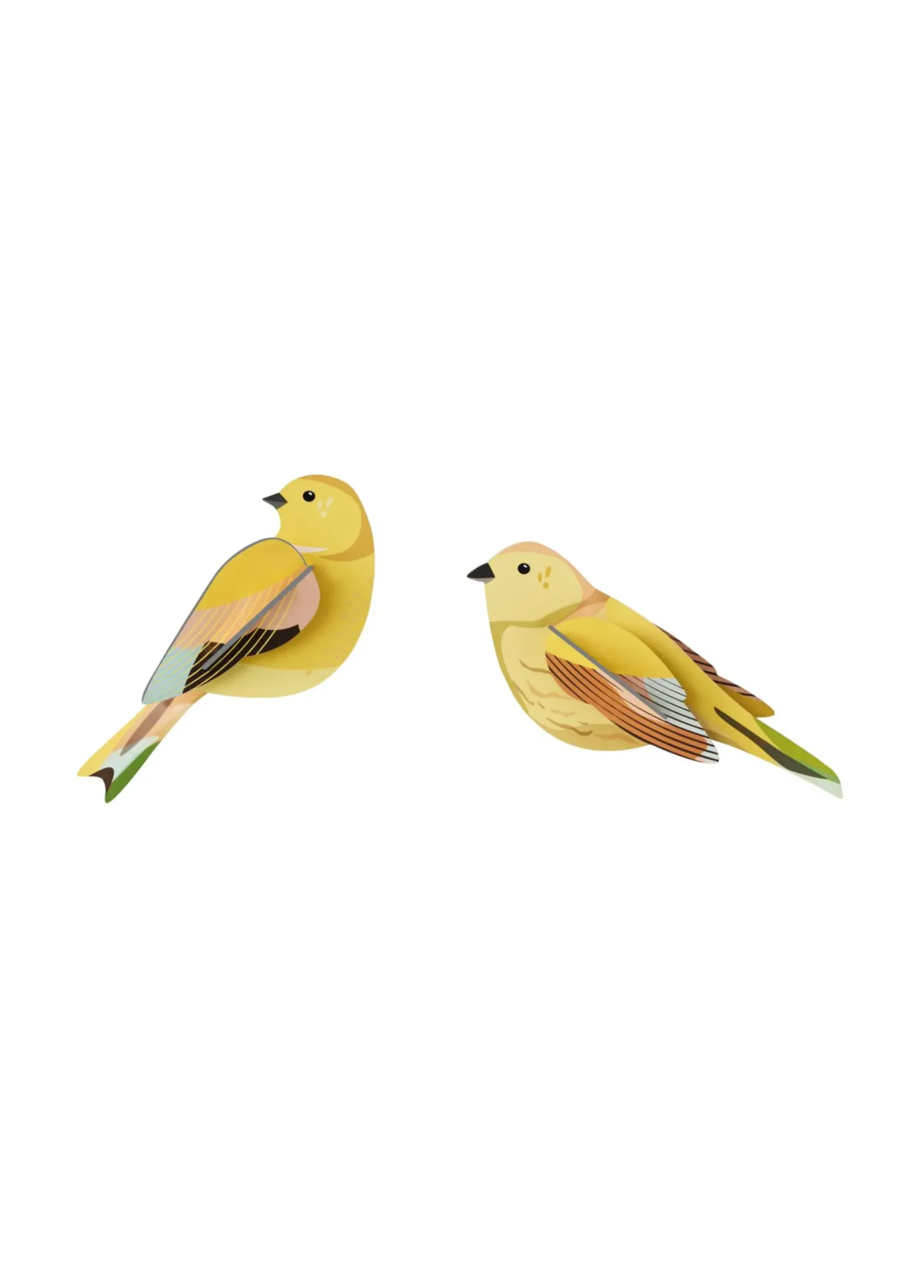 Wanddeko Papier 'Citrinella Pair'