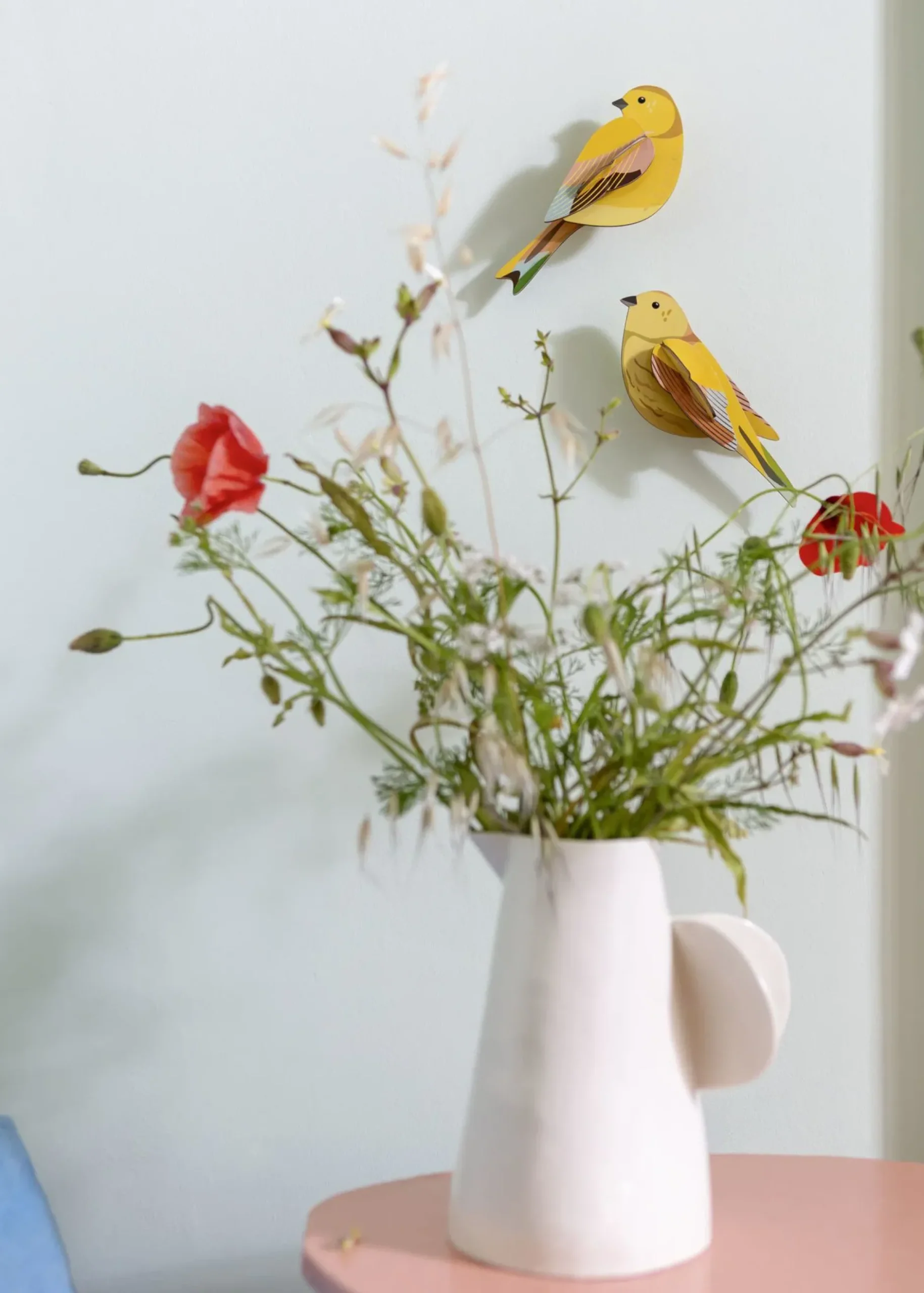 Wanddeko Papier 'Citrinella Pair'
