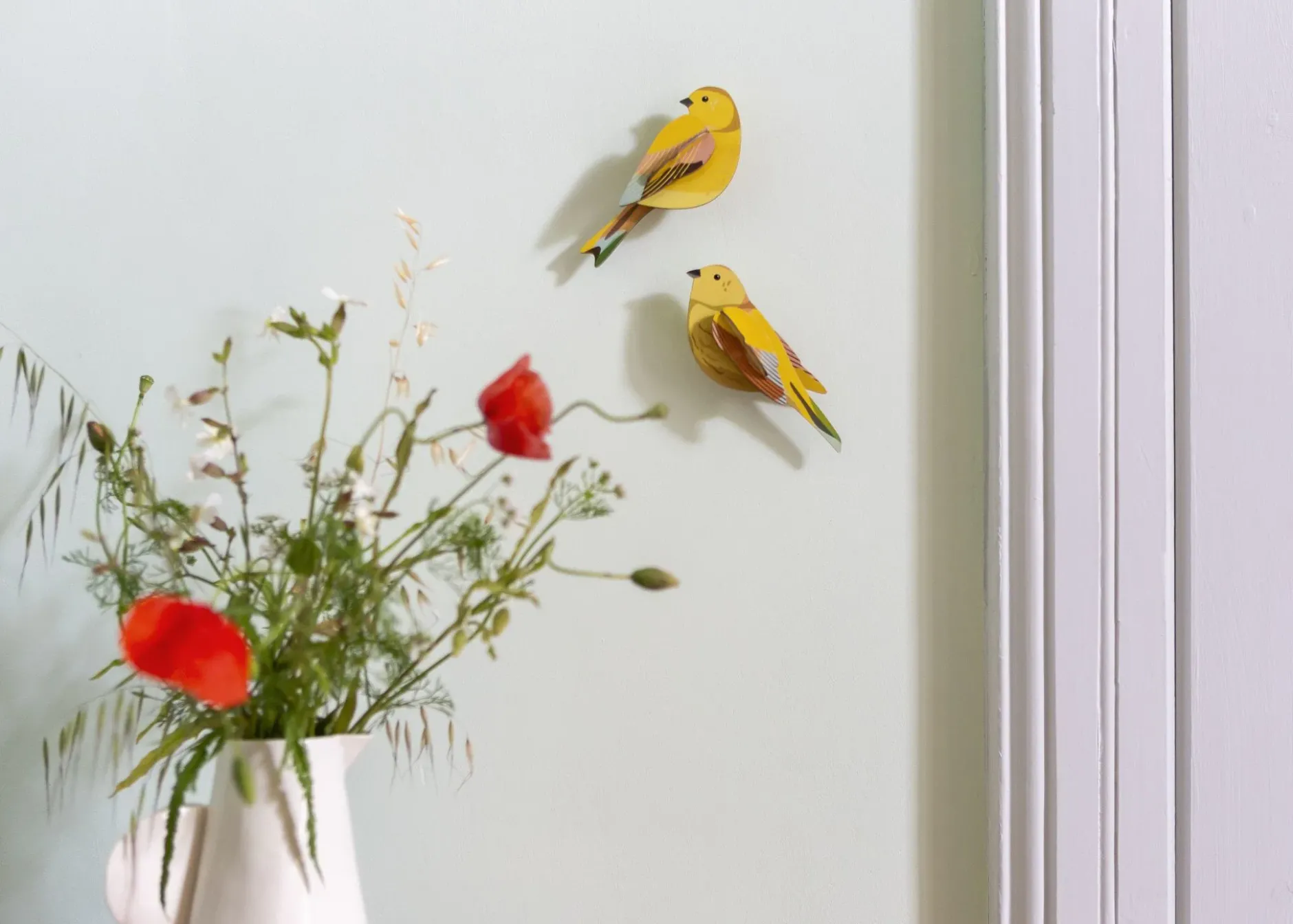 Wanddeko Papier 'Citrinella Pair'