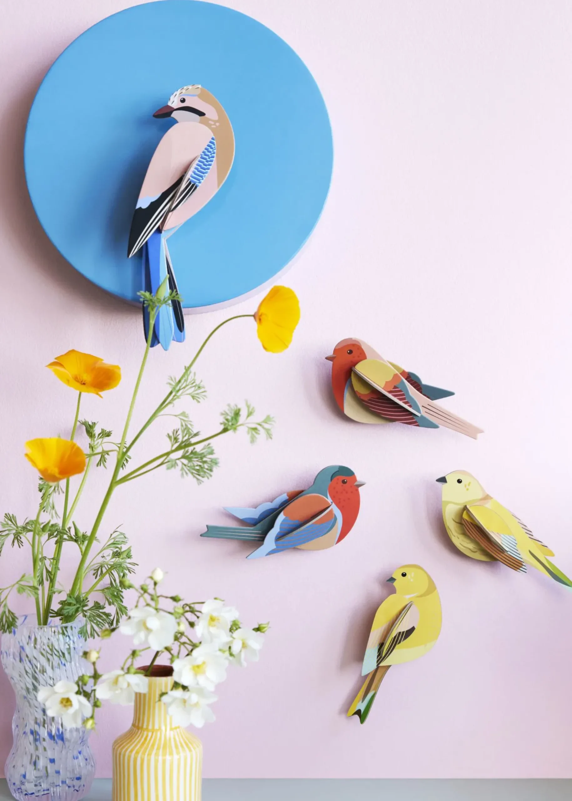 Wanddeko Papier 'Citrinella Pair'