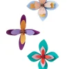 Wanddeko Papier '3D-Blume'