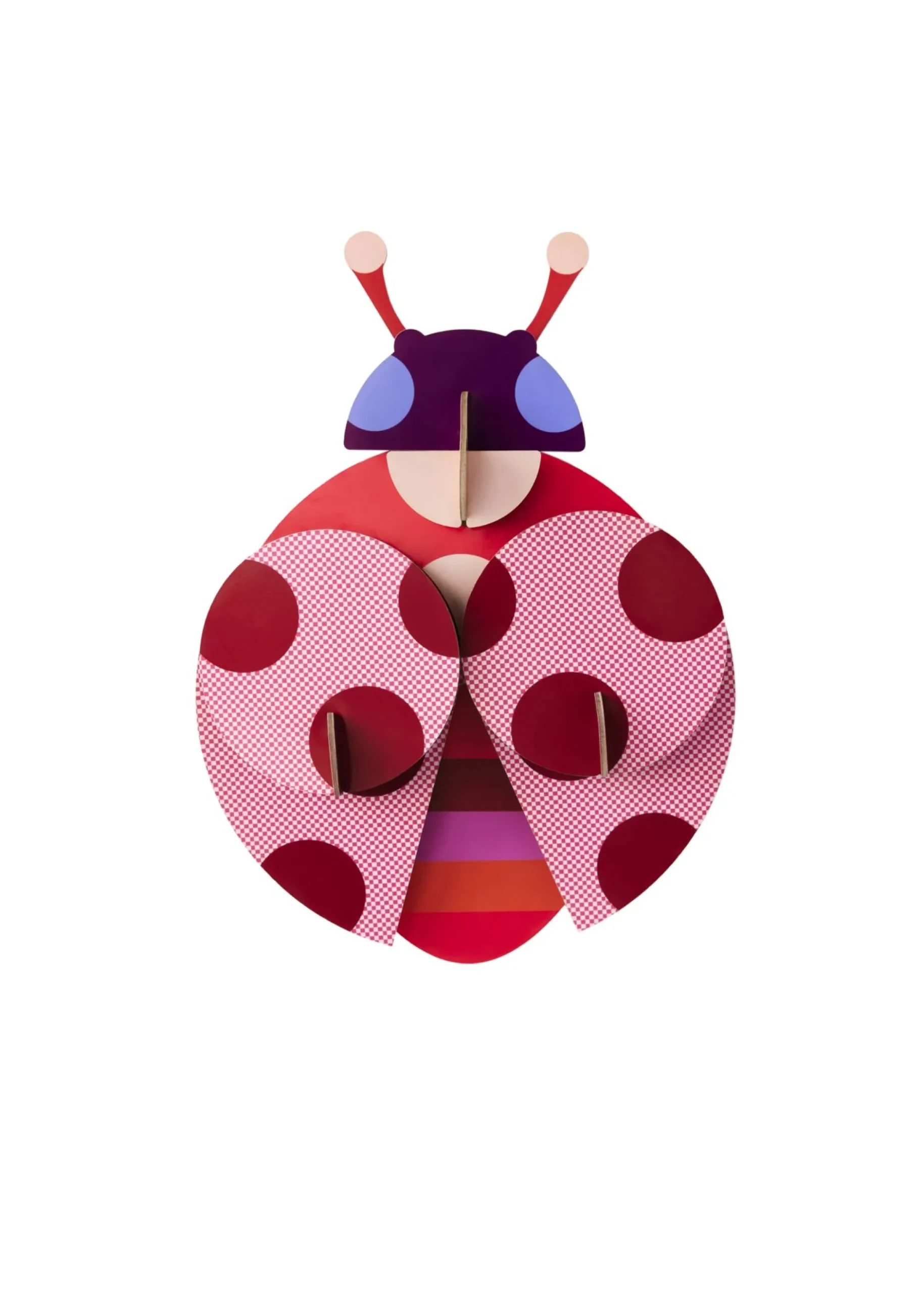 Wanddeko Papier 'Dotted Lady'