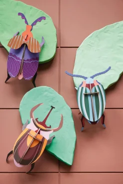 Wanddeko Papier 'Elefantenkäfer'