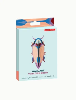 Wanddeko Papier 'Eleganter Käfer'