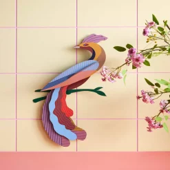 Wanddeko Papier 'Exotischer Vogel'