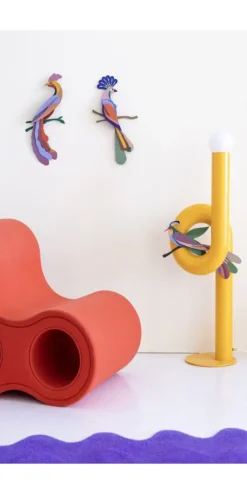 Wanddeko Papier 'Exotischer Vogel'