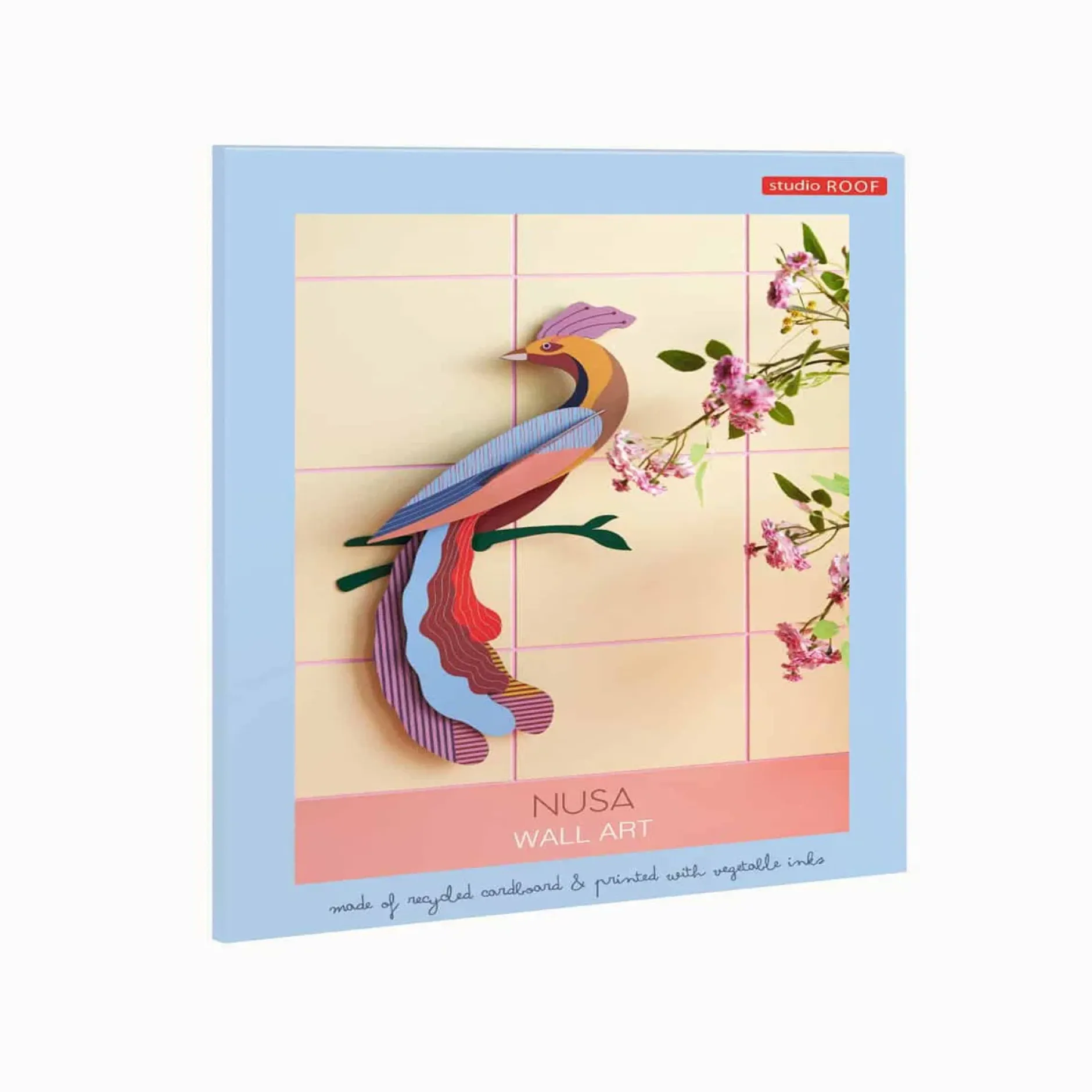 Wanddeko Papier 'Exotischer Vogel'
