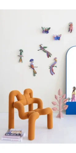 Wanddeko Papier 'Exotischer Vogel'