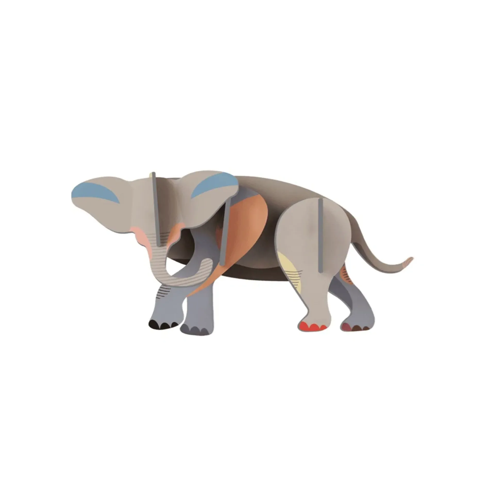 Wanddeko Papier 'Gedämpfter Elefant'