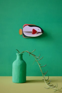 Wanddeko Papier 'Gedämpfter Kaiserfisch'