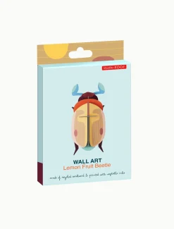 Wanddeko Papier 'Gedämpfter Käfer'