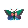 Wanddeko Papier 'Gemusterter Schmetterling'