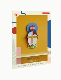 Wanddeko Papier 'Geometrische Maske'