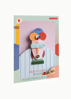 Wanddeko Papier 'Geometrisches Gesicht'
