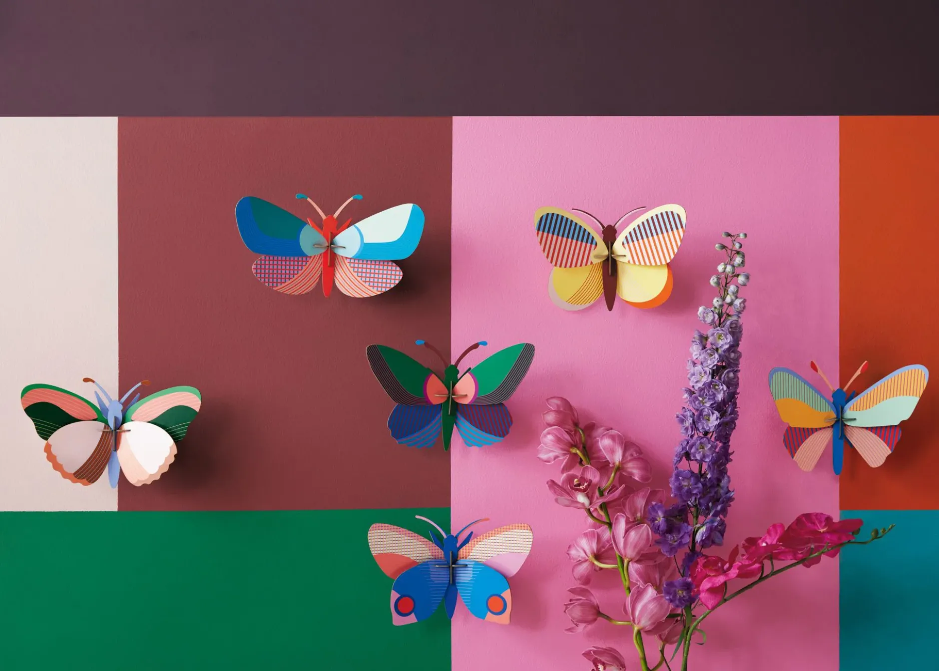 Wanddeko Papier 'Istic-Schmetterling'