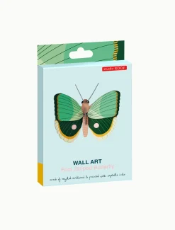 Wanddeko Papier 'Jade-Schmetterling'