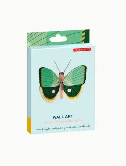 Wanddeko Papier 'Jade-Schmetterling'