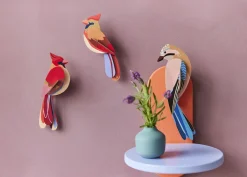 Wanddeko Papier 'Kardinal'