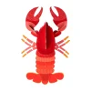Wanddeko Papier 'Karmesinroter Hummer'