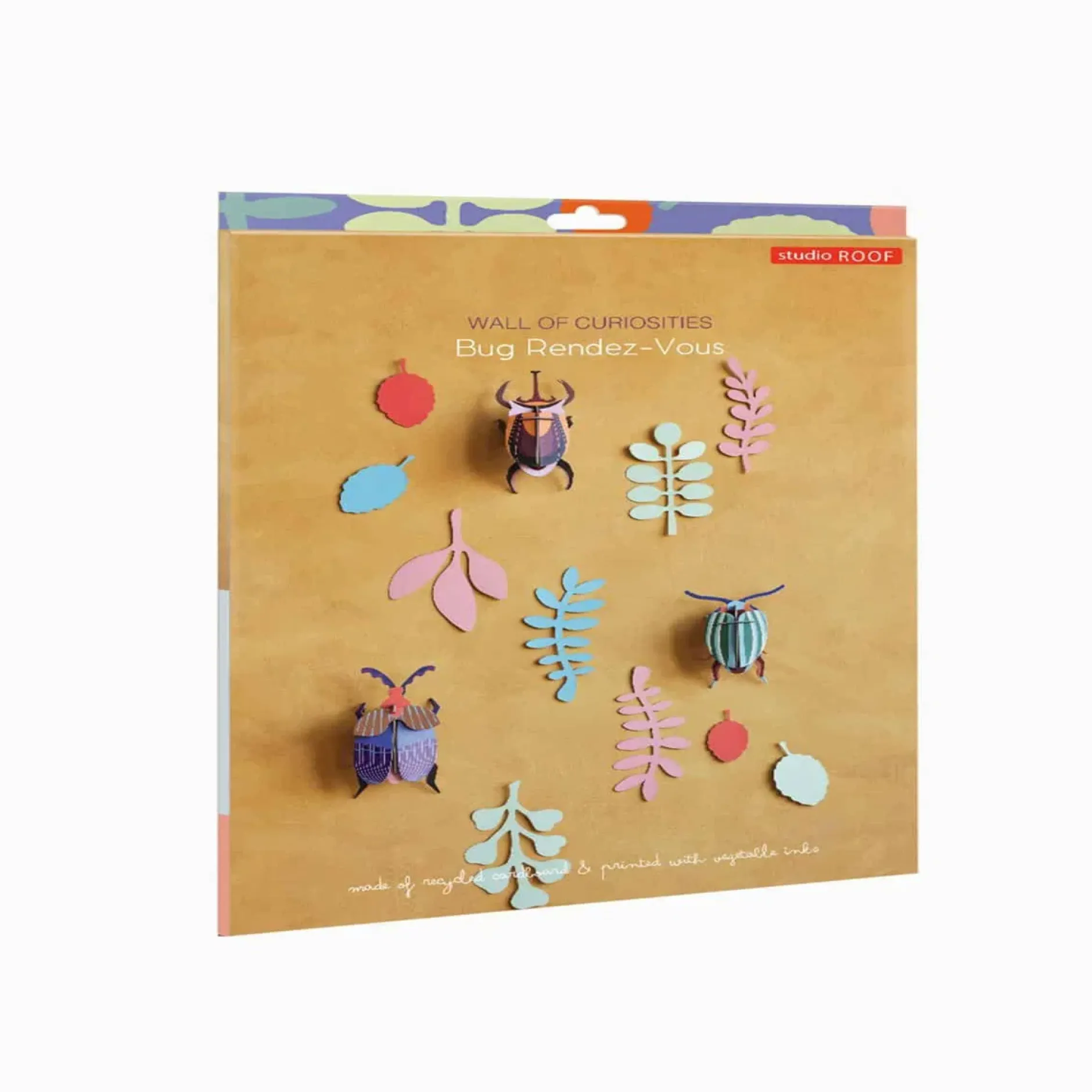 Wanddeko Papier 'Käfer-Set'