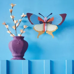 Wanddeko Papier 'Leuchtende Flügel'