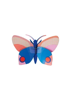 Wanddeko Papier 'Leuchtender Schmetterling'