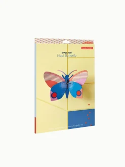 Wanddeko Papier 'Leuchtender Schmetterling'