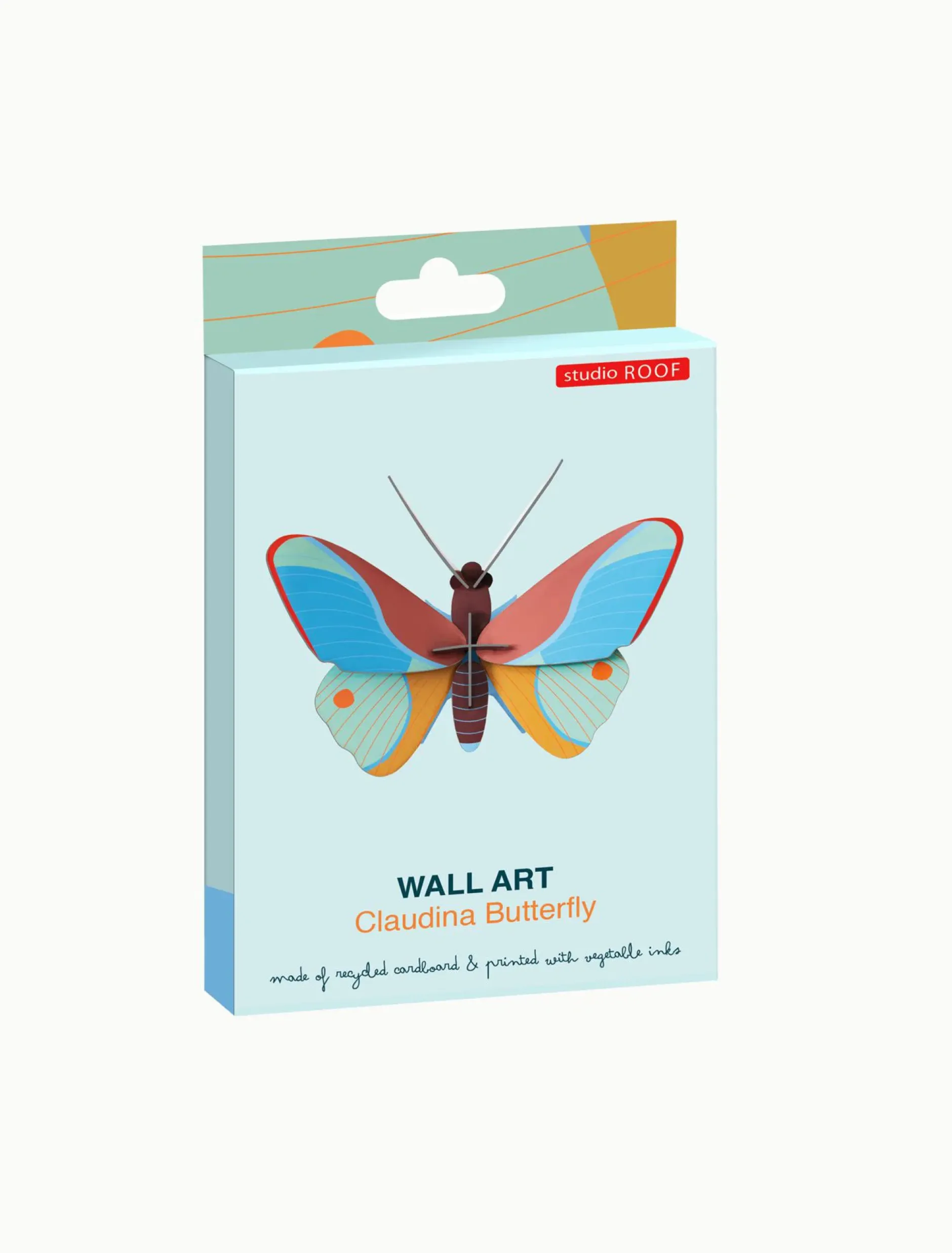 Wanddeko Papier 'Leuchtender Flügel'