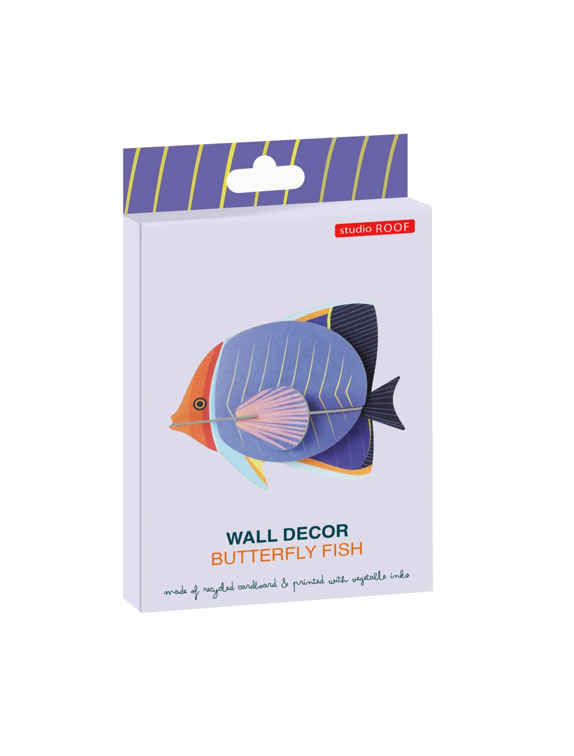 Wanddeko Papier 'Leuchtender Diskusfisch'