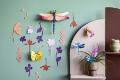 Wanddeko Papier 'Libellen-Set'