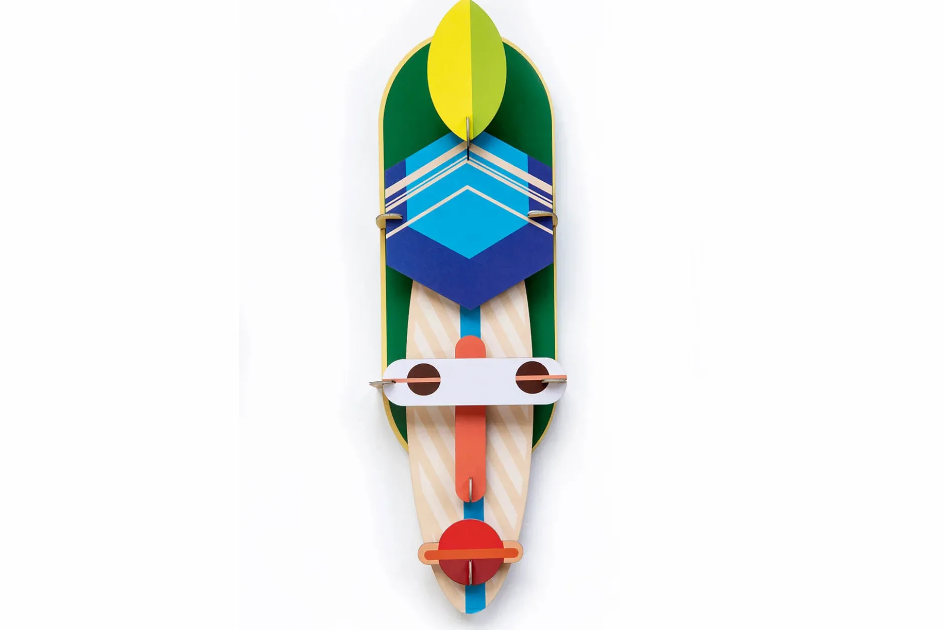 Wanddeko Papier 'London-Maske'