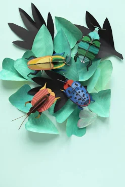 Wanddeko Papier 'Madagaskar-Käfer'