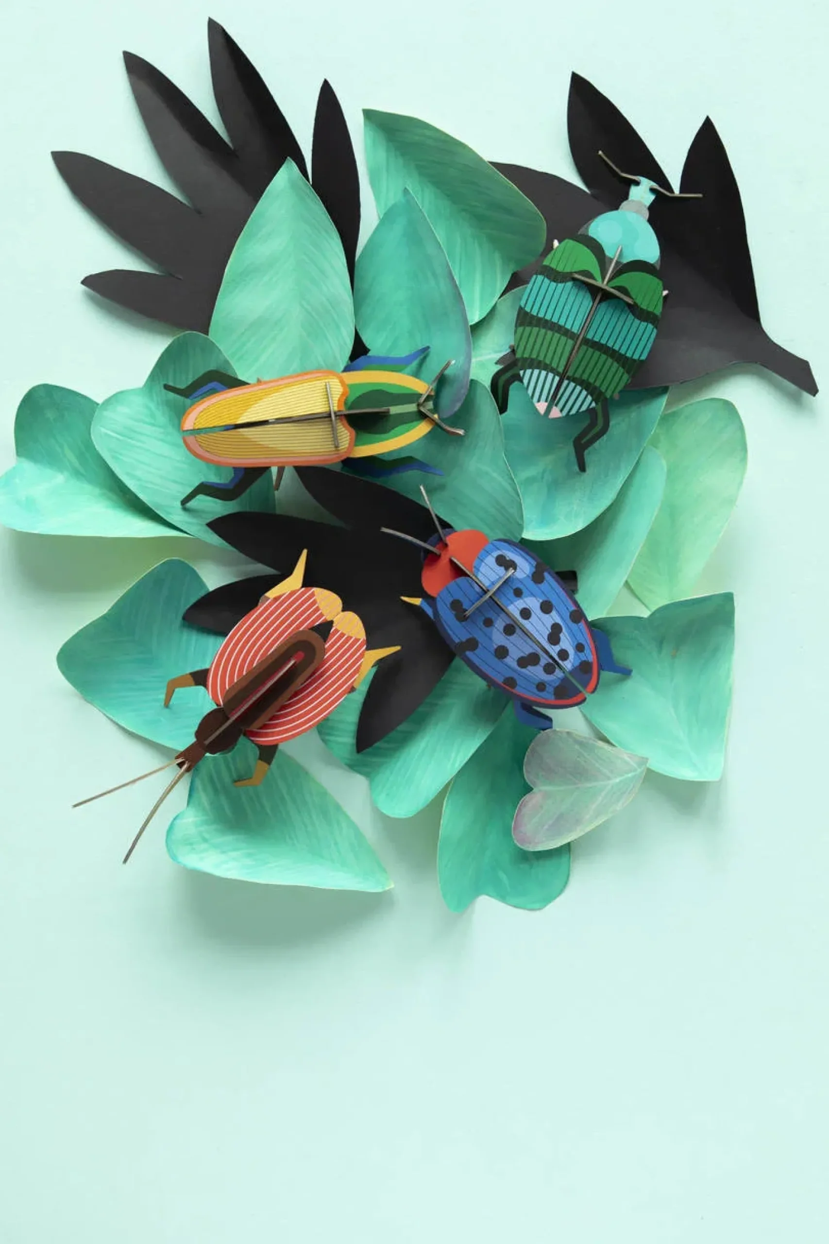 Wanddeko Papier 'Madagaskar-Käfer'