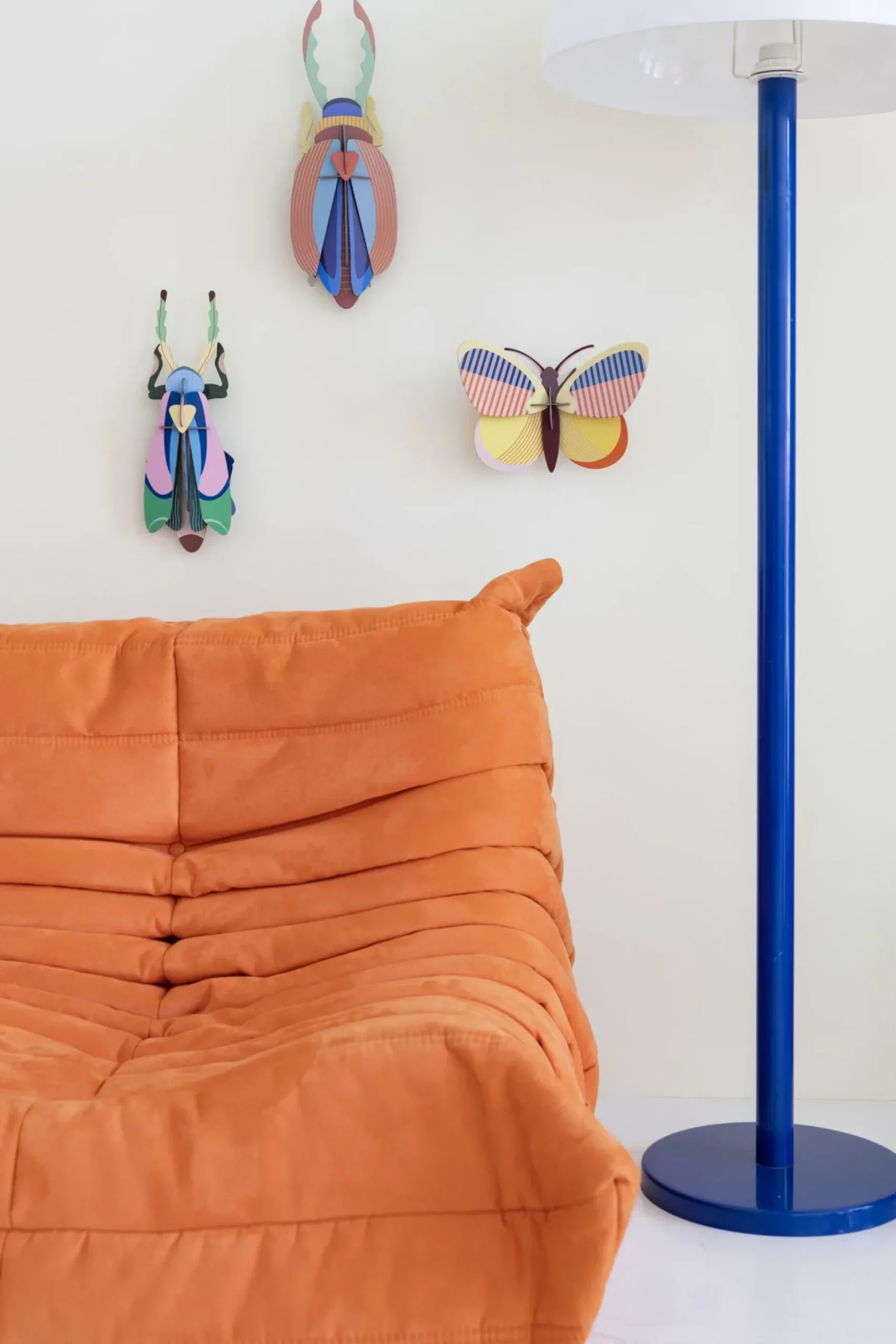 Wanddeko Papier 'Moderner Schmetterling'