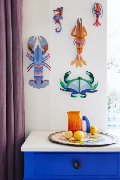 Wanddeko Papier 'Ozeankrabbe'