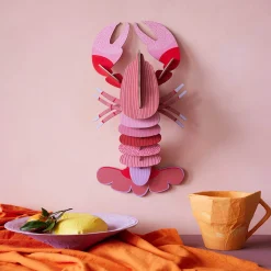Wanddeko Papier 'Papier-Hummer'