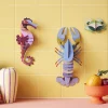 Wanddeko Papier 'Papierkrabbe'