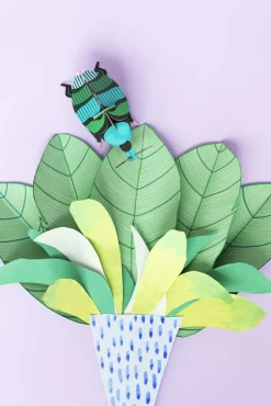 Wanddeko Papier 'Rüsselkäfer'